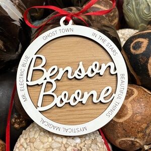 Holiday Ornament Benson Boone Handmade Engraved